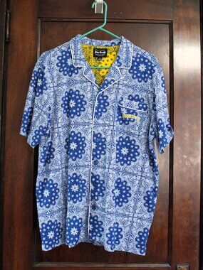 Dogg Supply by Snoop Dogg Casual Button-Up Shirt, Large